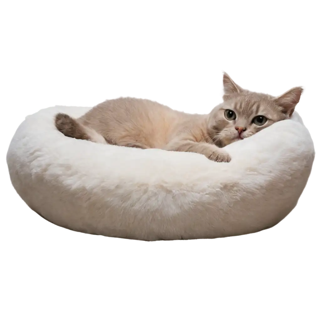 Fluffy-Cat-Lounger-PNG-Image-Cozy-and-Comfortable-Pet-Furniture