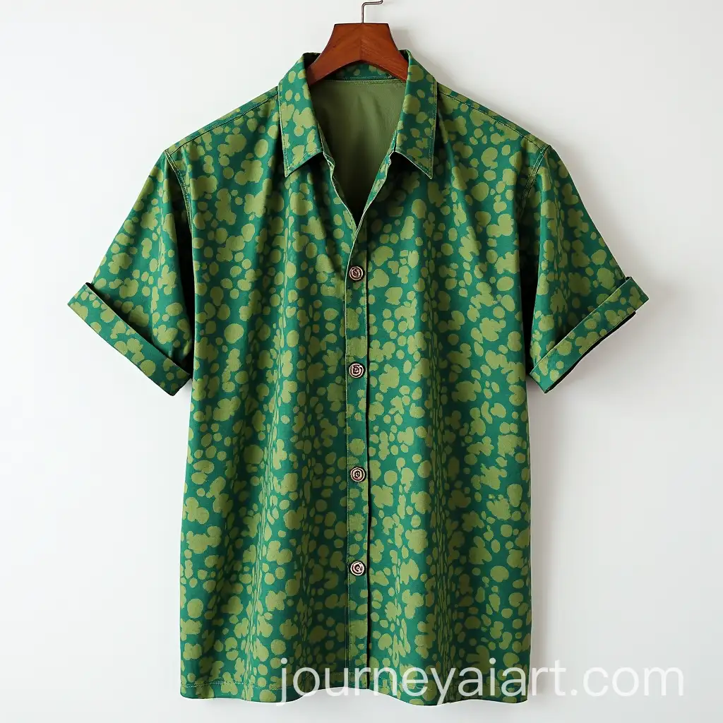 Green-Batik-Shirt-Design-with-Intricate-Patterns
