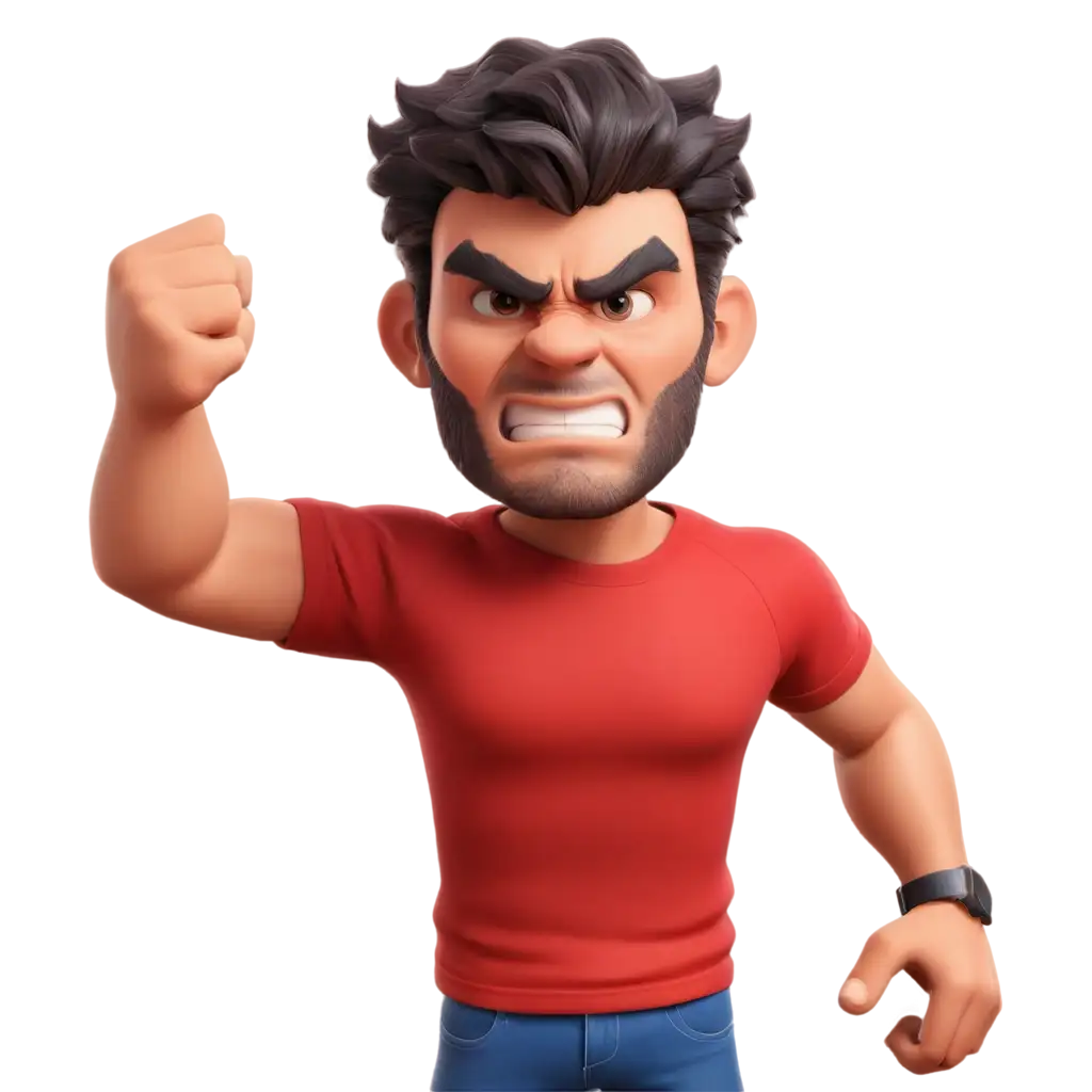 Angry-Man-in-Red-TShirt-PNG-Intense-Emotion-Captured-in-HighQuality-Format