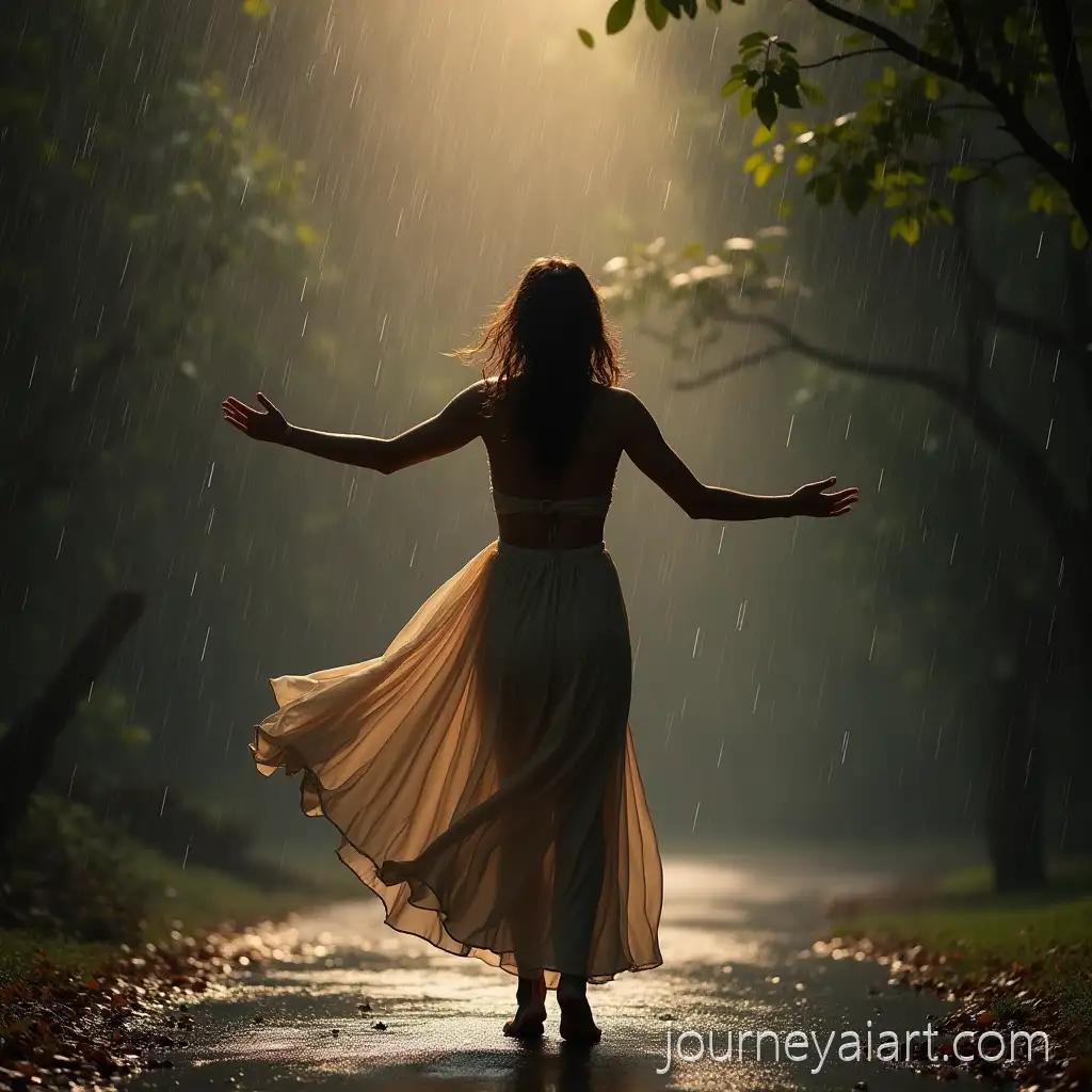 Woman-DancingDancing-woman-in-rain-in-the-Rain-Expressing-Joyful-Freedom