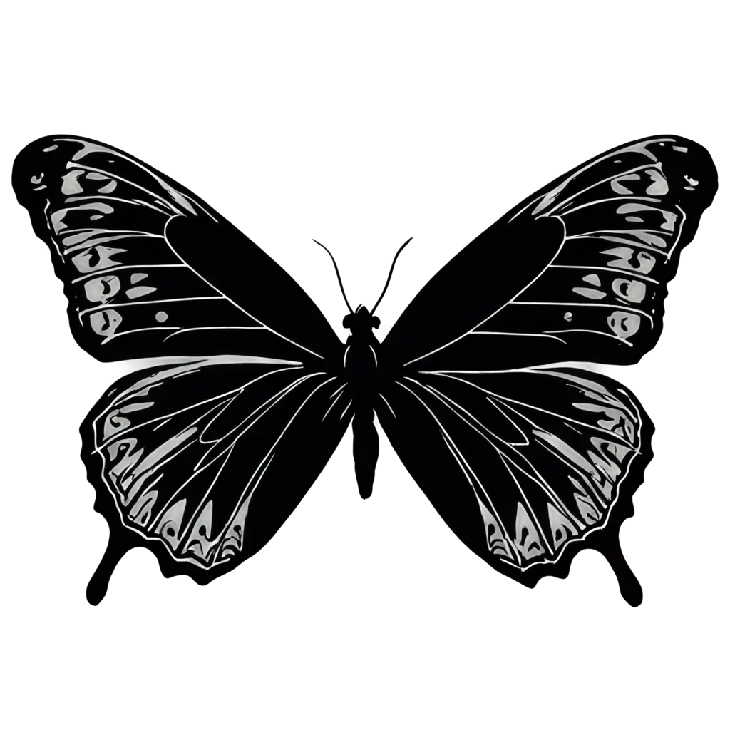 Black-Butterfly-Silhouette-PNG-Image-for-HighQuality-Digital-Use