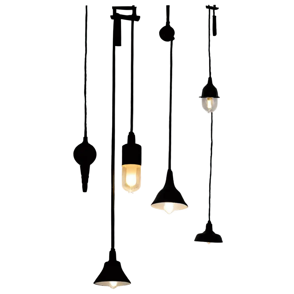 Silhouettes-of-Hanging-Lamps-PNG-Image-for-Design-and-Decoration-Projects