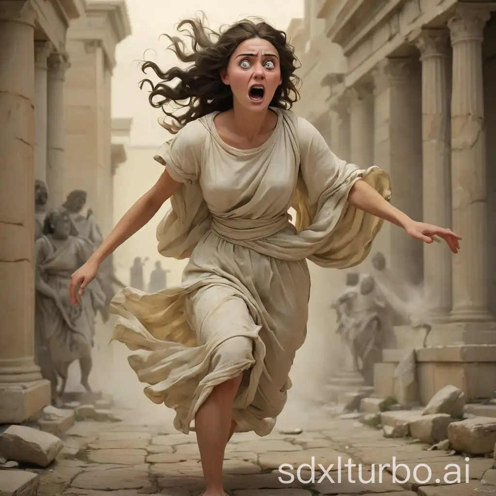 Young-Woman-in-Ancient-Greek-Clothing-Running-from-Malevolent-Spirits