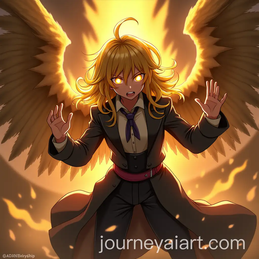 Anime-Character-in-Intense-Battle-Pose-with-Glowing-Eyes-Shadows-and-Golden-Wings
