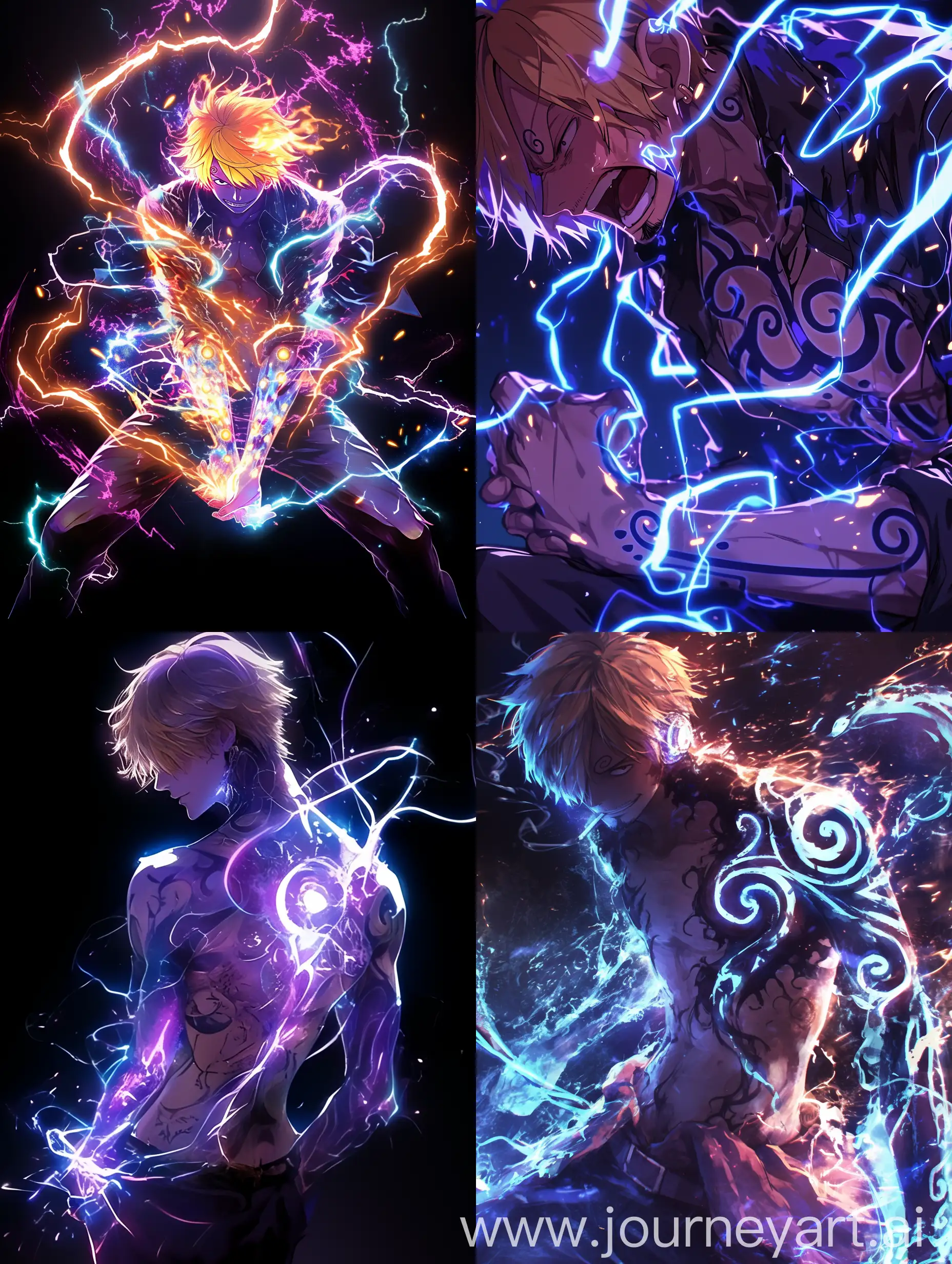 Sanjis-Energetic-Transformation-with-Neon-Lines-and-Bioluminescent-Tattoos