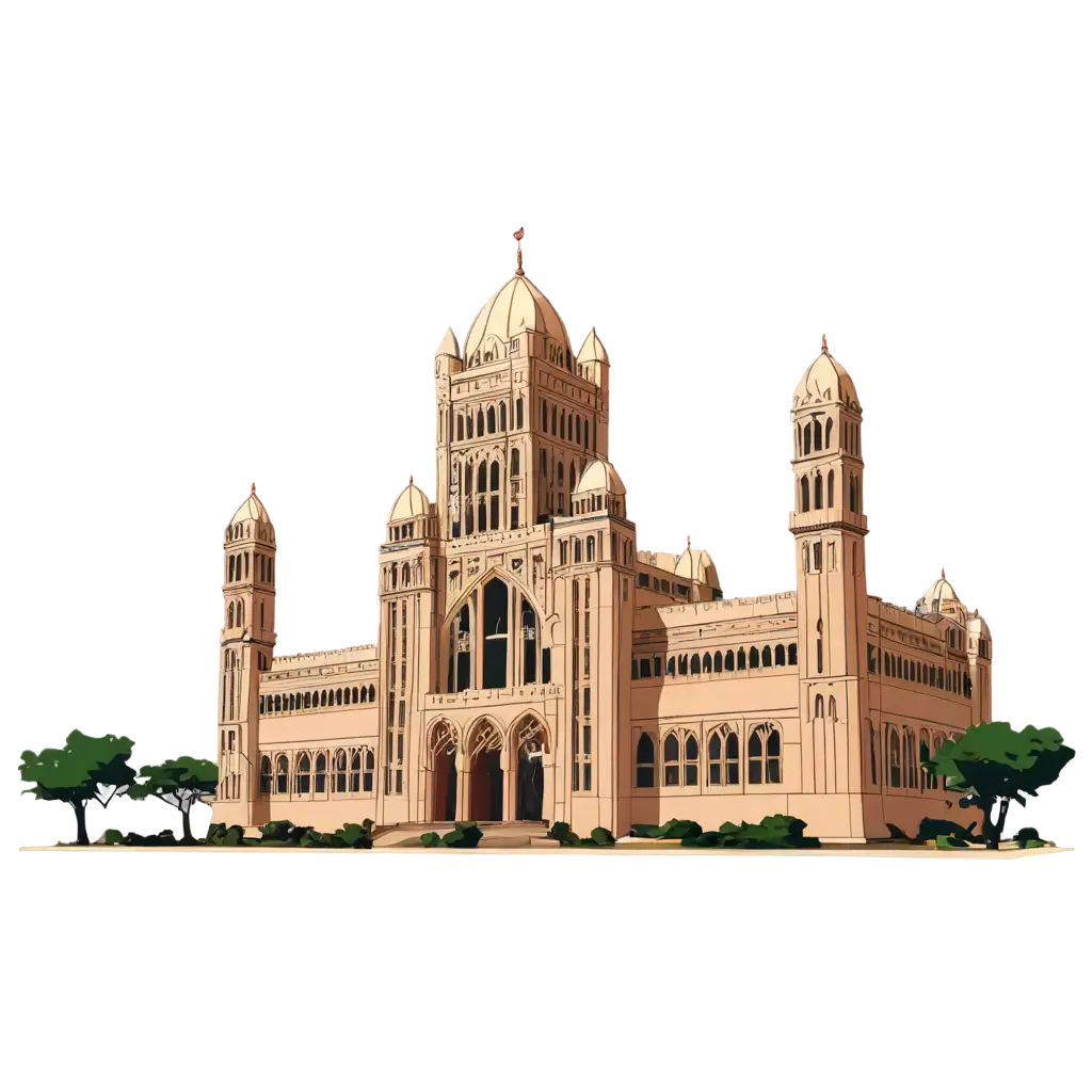 Frere-Hall-Karachi-PNG-Vector-HighQuality-Image-for-Graphic-Design-and-Web-Use