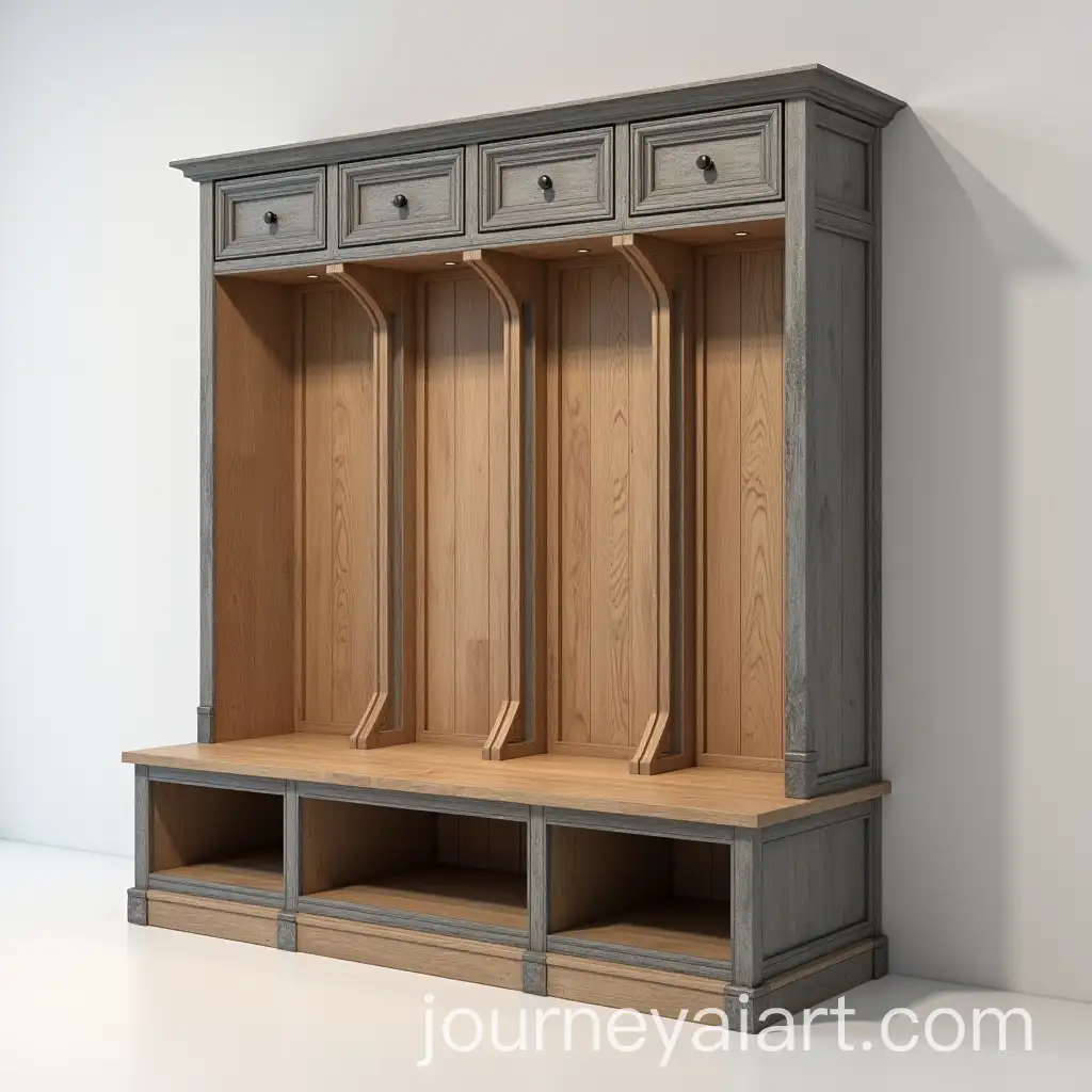 Custom-Wooden-Bench-with-LockerRoom-Style-Back-Panel-for-Groom-Changing-Area