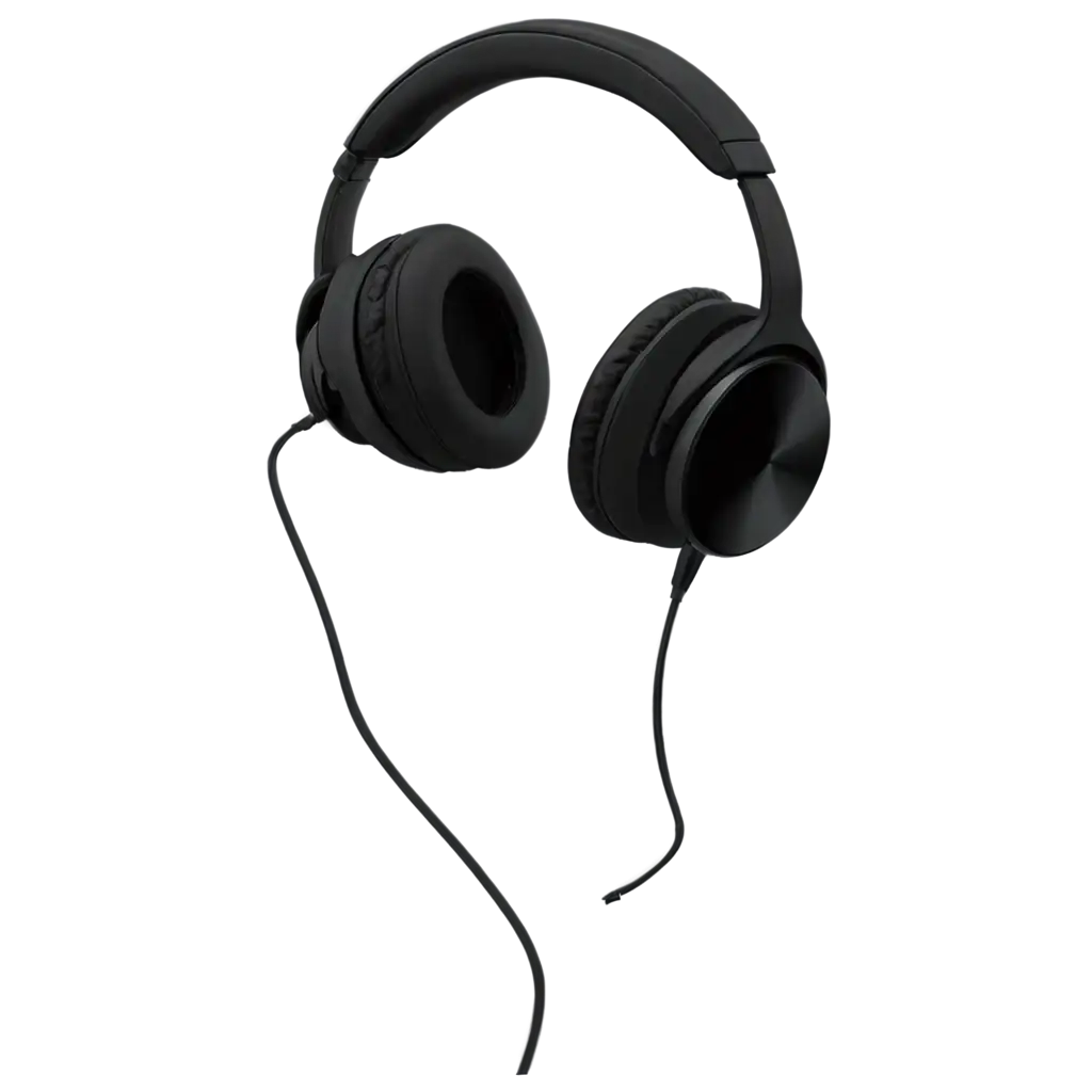 Black headphones