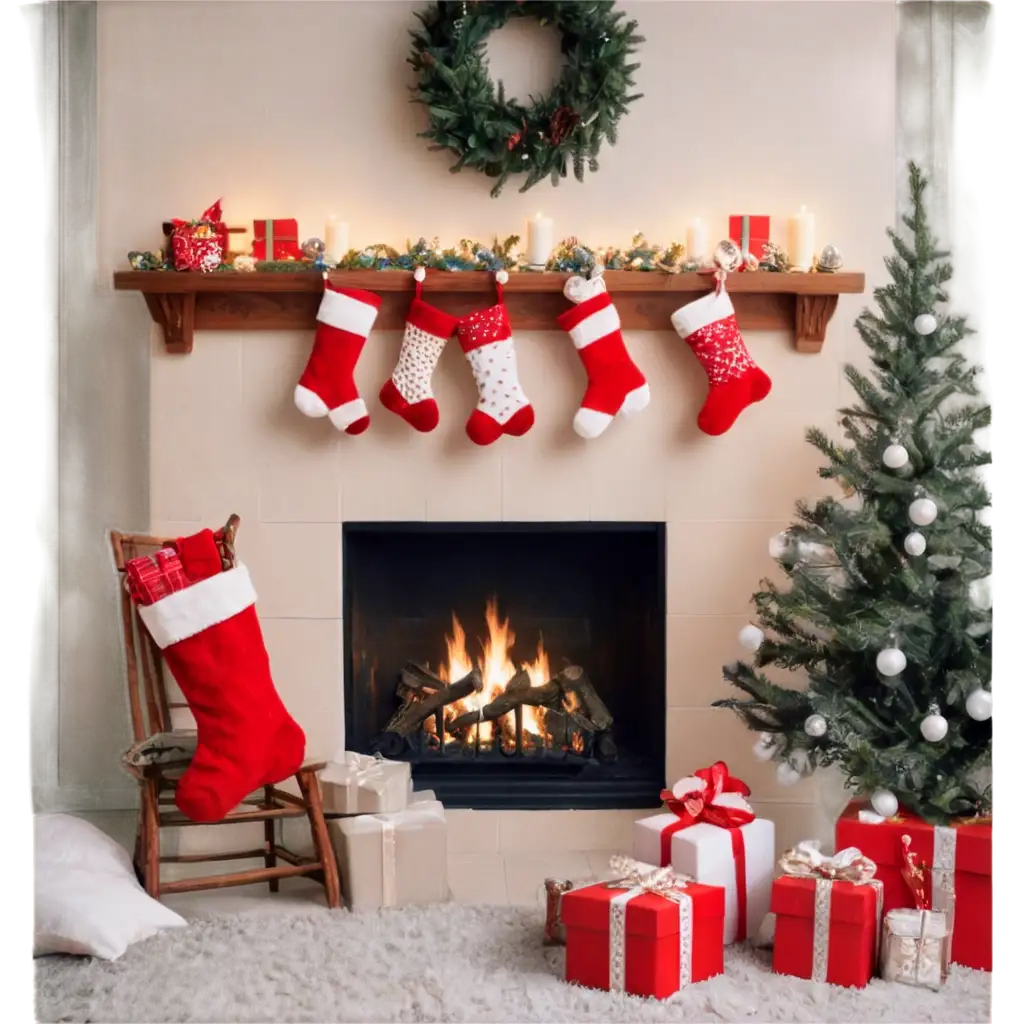 Cozy-Christmas-Scene-PNG-A-Festive-Image-for-Your-Holiday-Projects