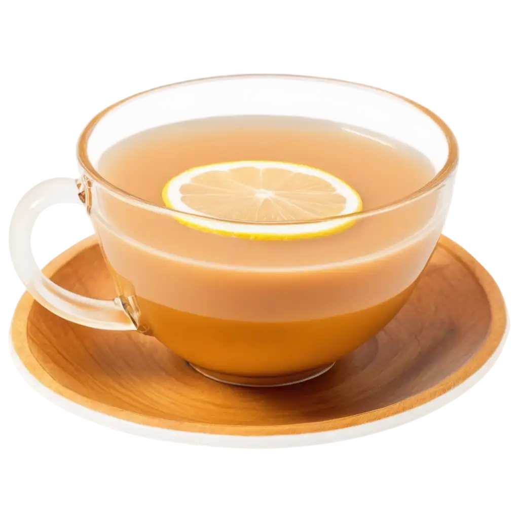 Stunning-PNG-Image-of-Fresh-Lemon-Chai-in-a-Clear-Glass-Cup