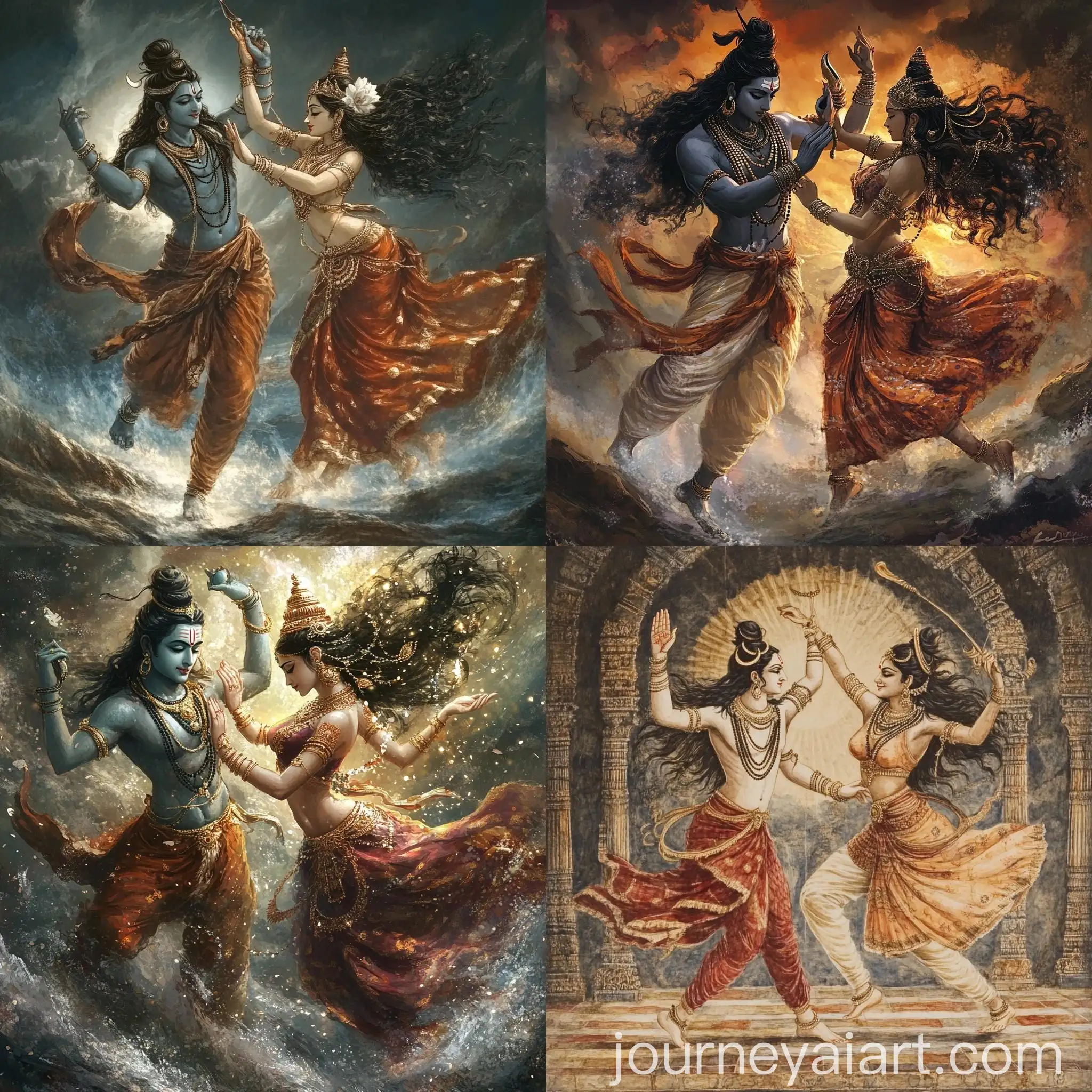 Divine-Dance-of-Lord-Shiva-and-Maa-Parvati