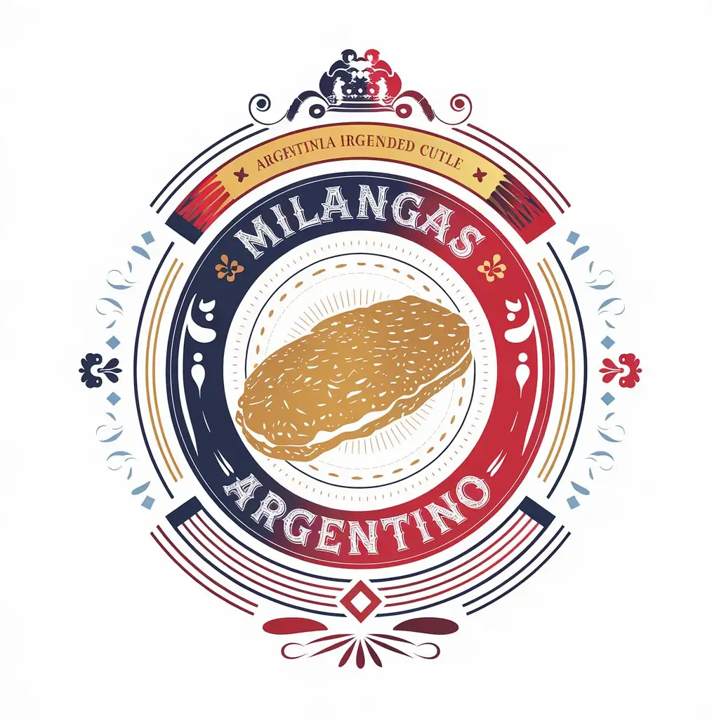 LOGO-Design-For-Milangas-del-Argentino-Vector-Logo-with-Milanesa-and-Subtle-ArgentinaGuatemala-Elements