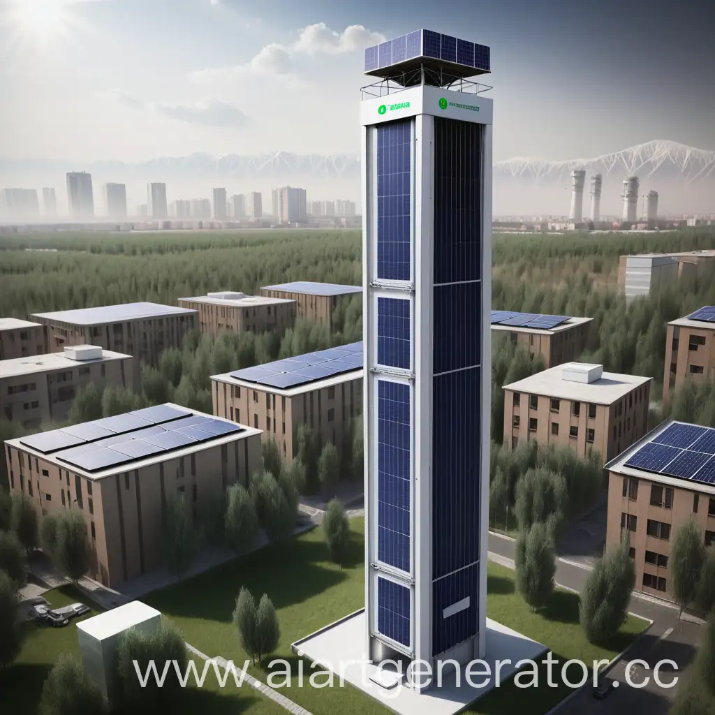 Air-Purification-Tower-in-Bishkek-for-Cleaner-Air