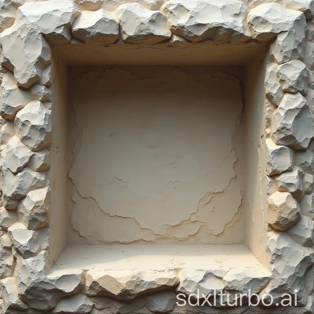 Handpainted-Solid-Rock-Surface-with-Carved-Inner-Square