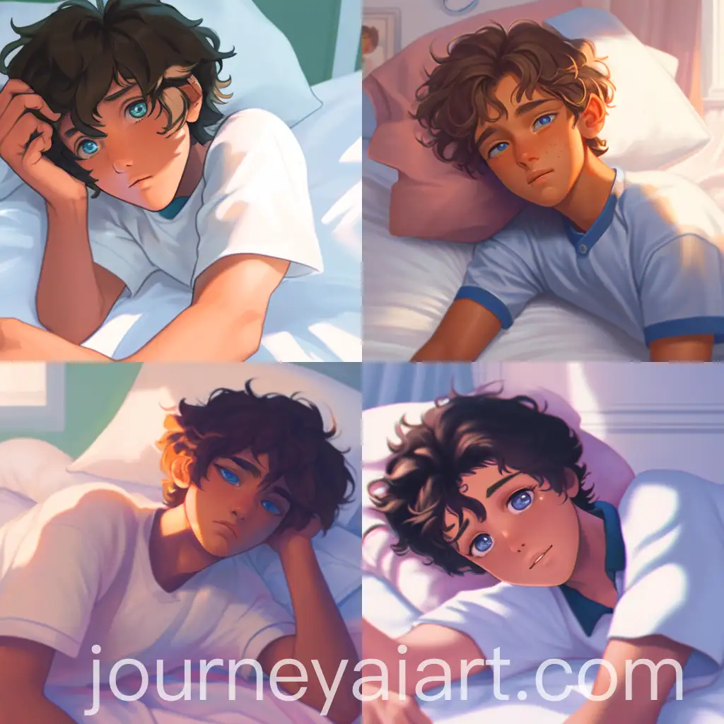 Boy-in-Messy-Bedroom-with-Natural-Blue-Lighting