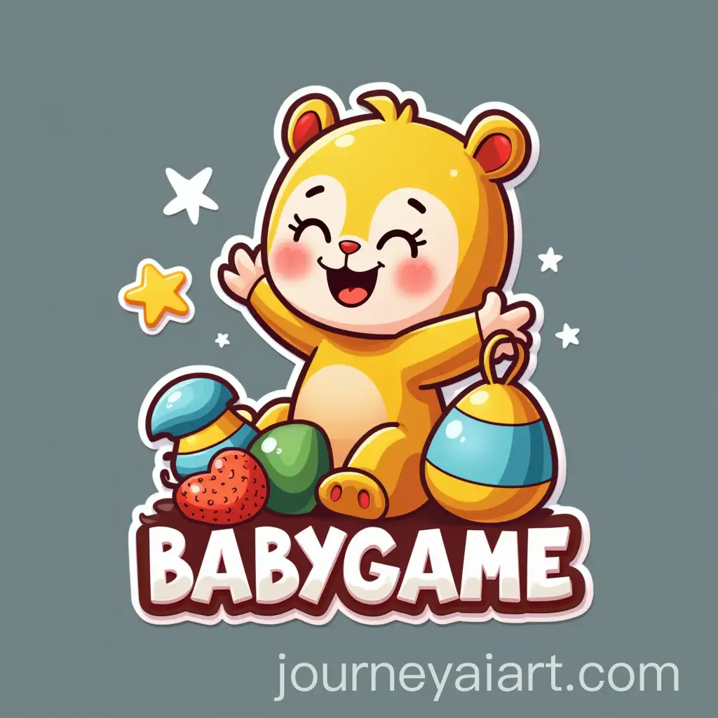 Logo-Design-for-BABYGAME-SIDA7MED-with-Modern-Playful-Elements