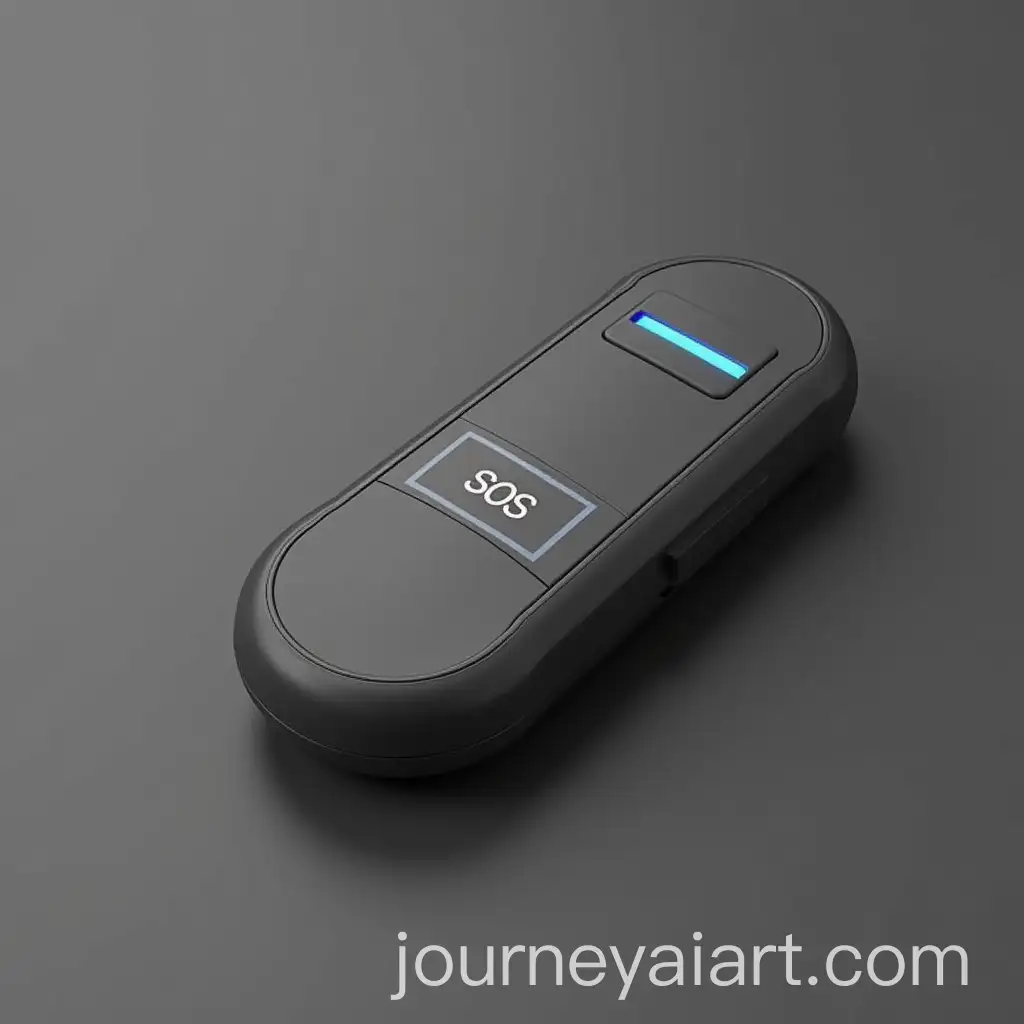 Compact-Electronic-SOS-Handle-Isolated-on-White-Background