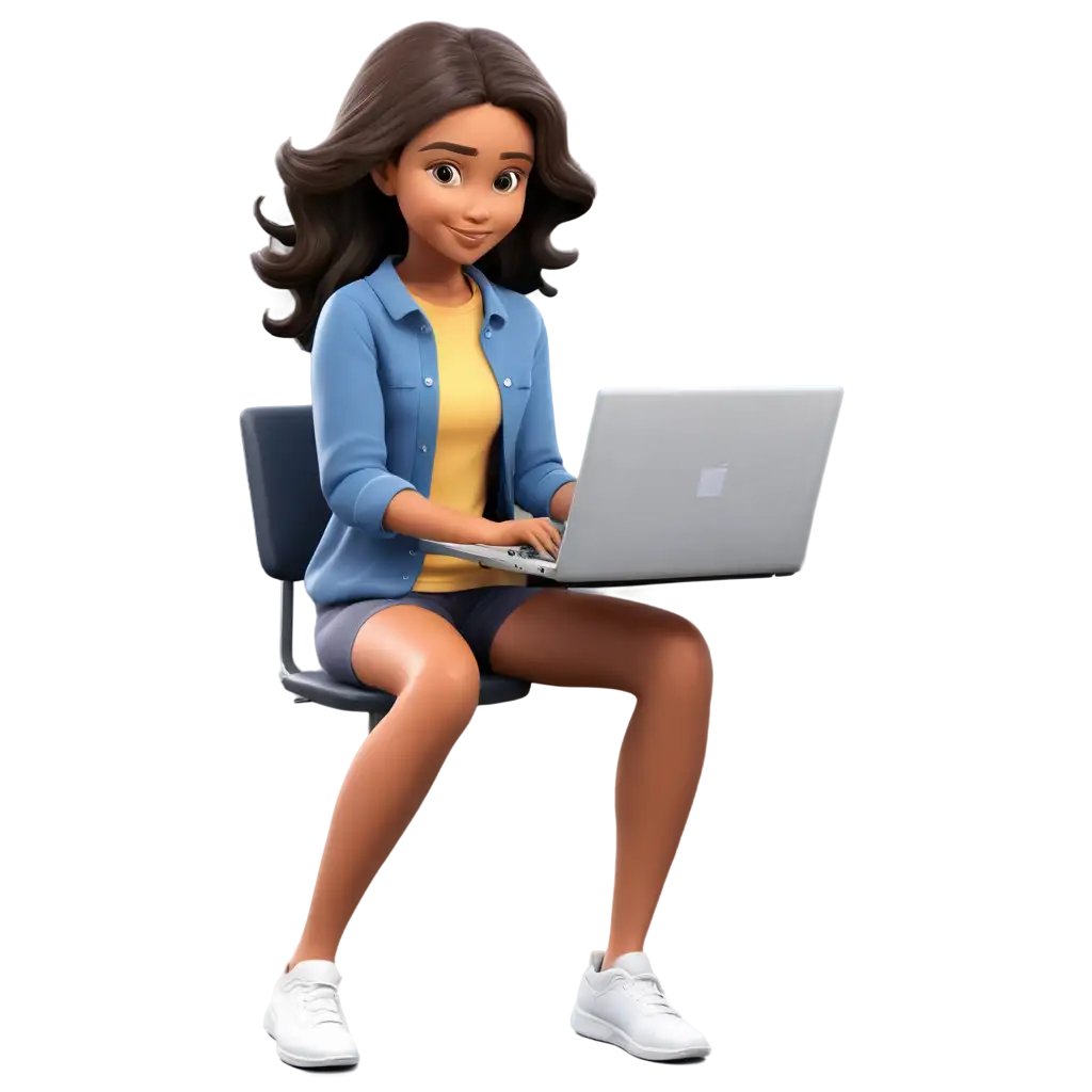 Girl-with-Computer-PNG-Illustration-Enhancing-Creativity-and-Technology-Integration