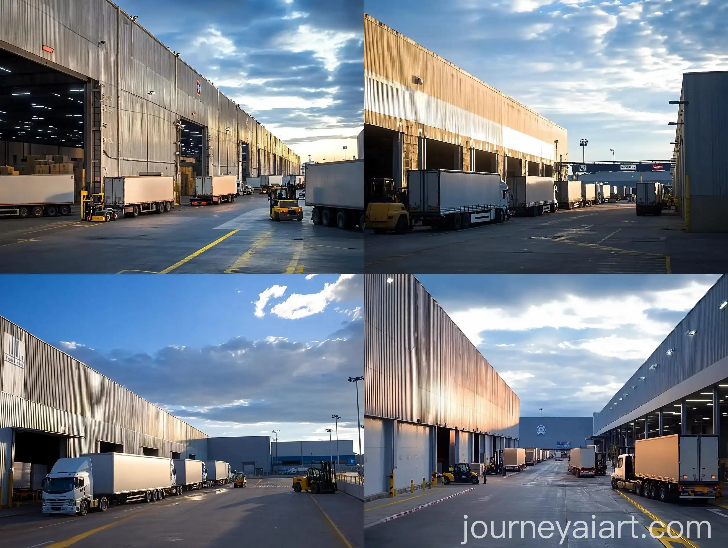 Busy-Port-of-Santos-Industrial-Operations-with-Trucks-and-Forklifts