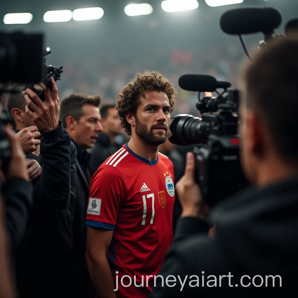 Soccer-Player-Hiding-Among-Cameras-and-Journalists