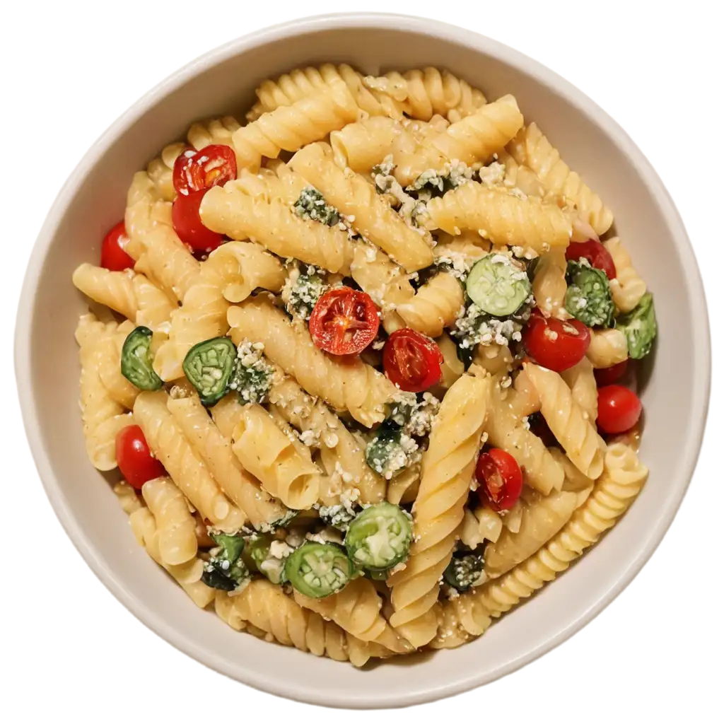 Fresh-Pasta-Salad-in-a-Dish-HighQuality-PNG-Image-for-Various-Uses