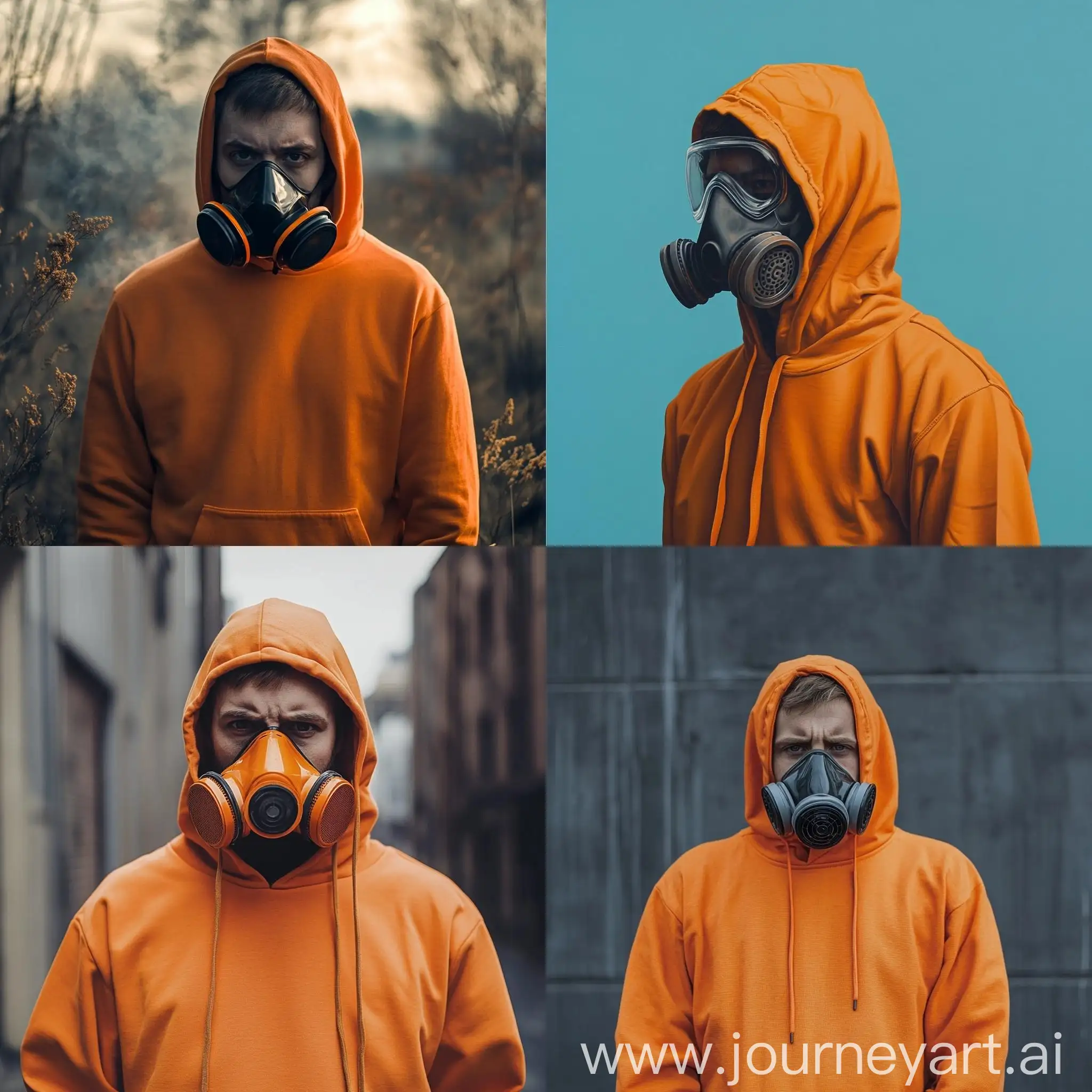 Man-in-Orange-Hoodie-with-Respirator-SciFi-Portrait