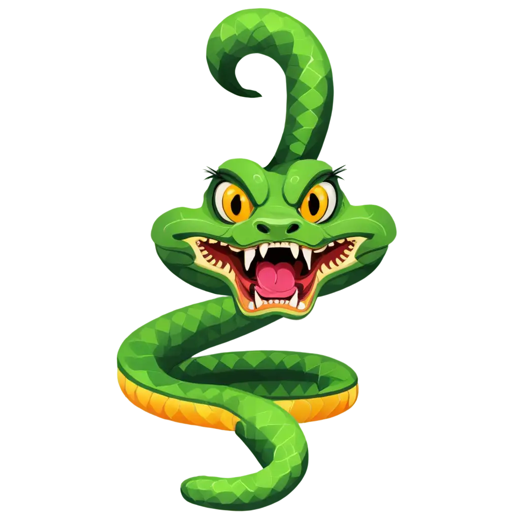 Cartoon-Snake-Head-PNG-HighQuality-Vector-Image-for-Versatile-Usage