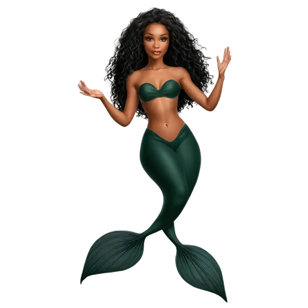 Beautiful-Black-Mermaid-Woman-PNG-Artistic-Image-Creation-for-Online-Engagement