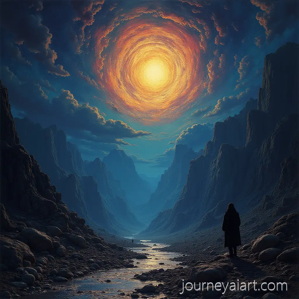 Modern-doomgaze-album-coverCover-Art-for-Modern-Doomgaze-Album-Sol-Azul-with-Atmospheric-Elements