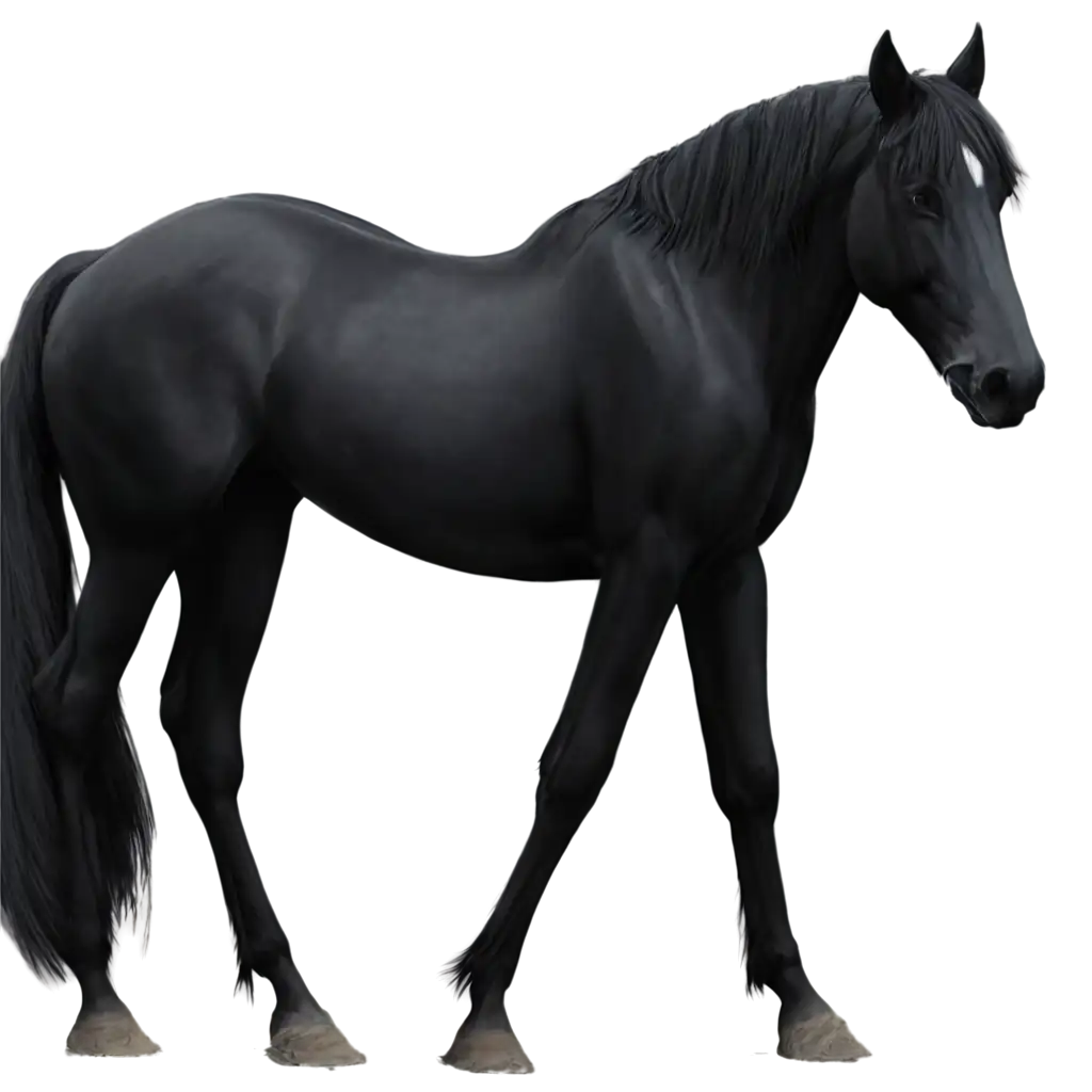 Majestic-Black-Horse-PNG-Image-Stunning-Visuals-for-Digital-Media