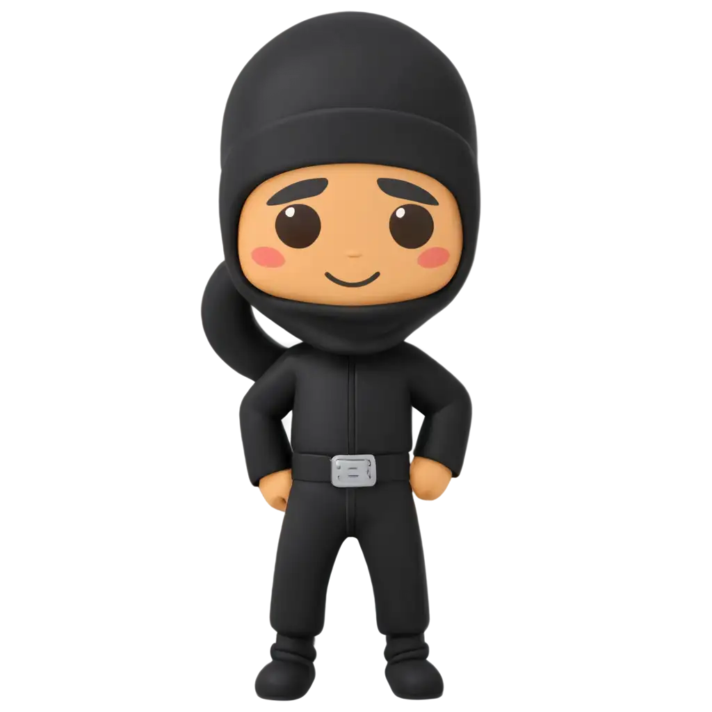 Black-Ninja-Emoji-PNG-HighQuality-Transparent-Image-for-Versatile-Use