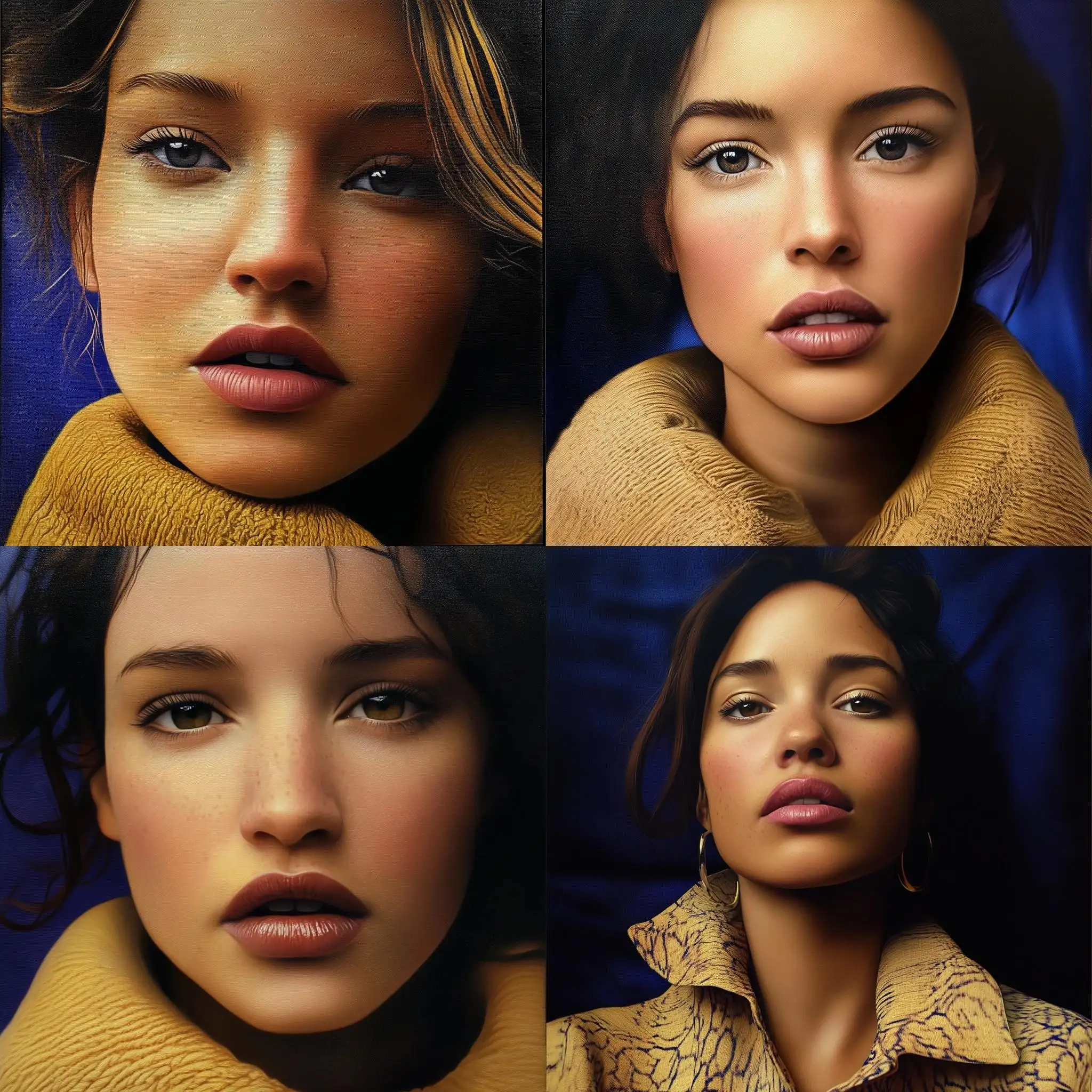 Hyper-Realistic-Portrait-of-a-Thoughtful-Woman-in-Dramatic-Lighting