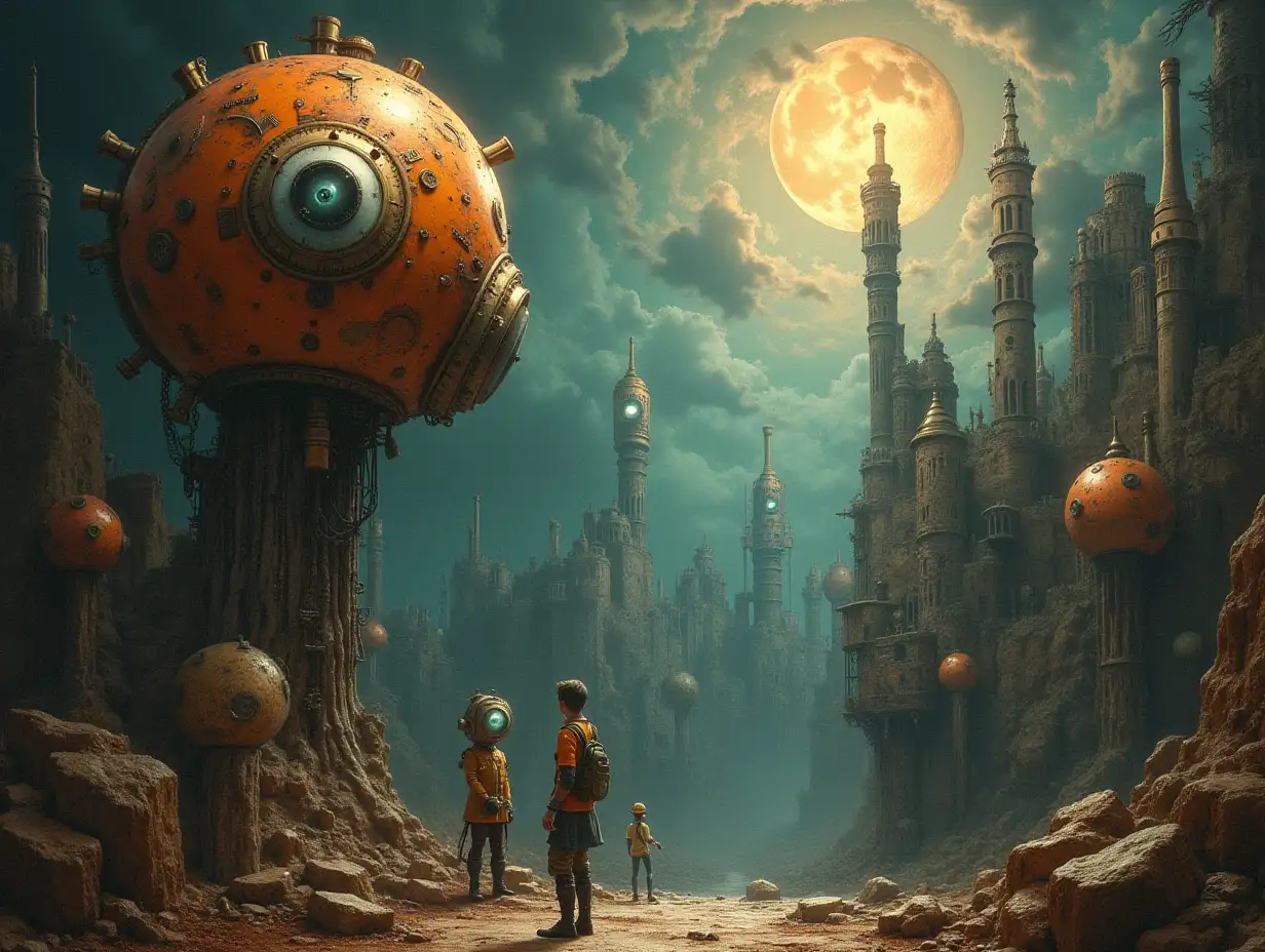 Surrealist questions for the artificial unconscious Steampunk