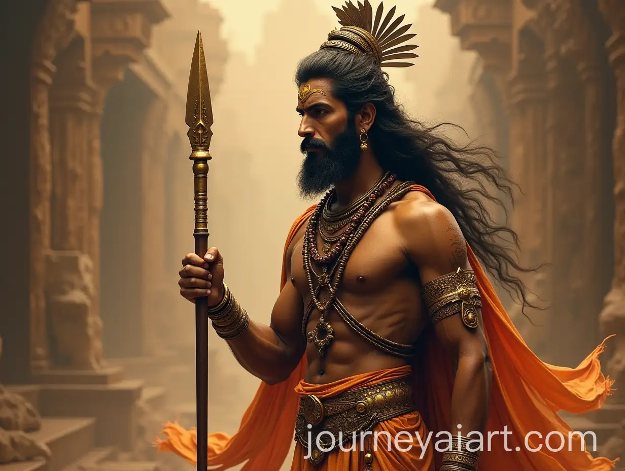Lord-Rama-in-Majestic-Royal-Attire-with-Bow-and-Arrow