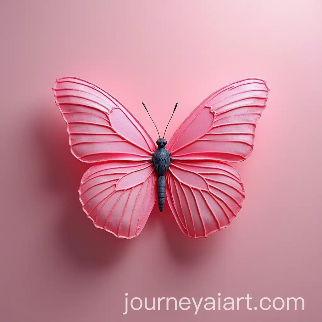 Delicate-PinkToned-Butterfly-in-Flight