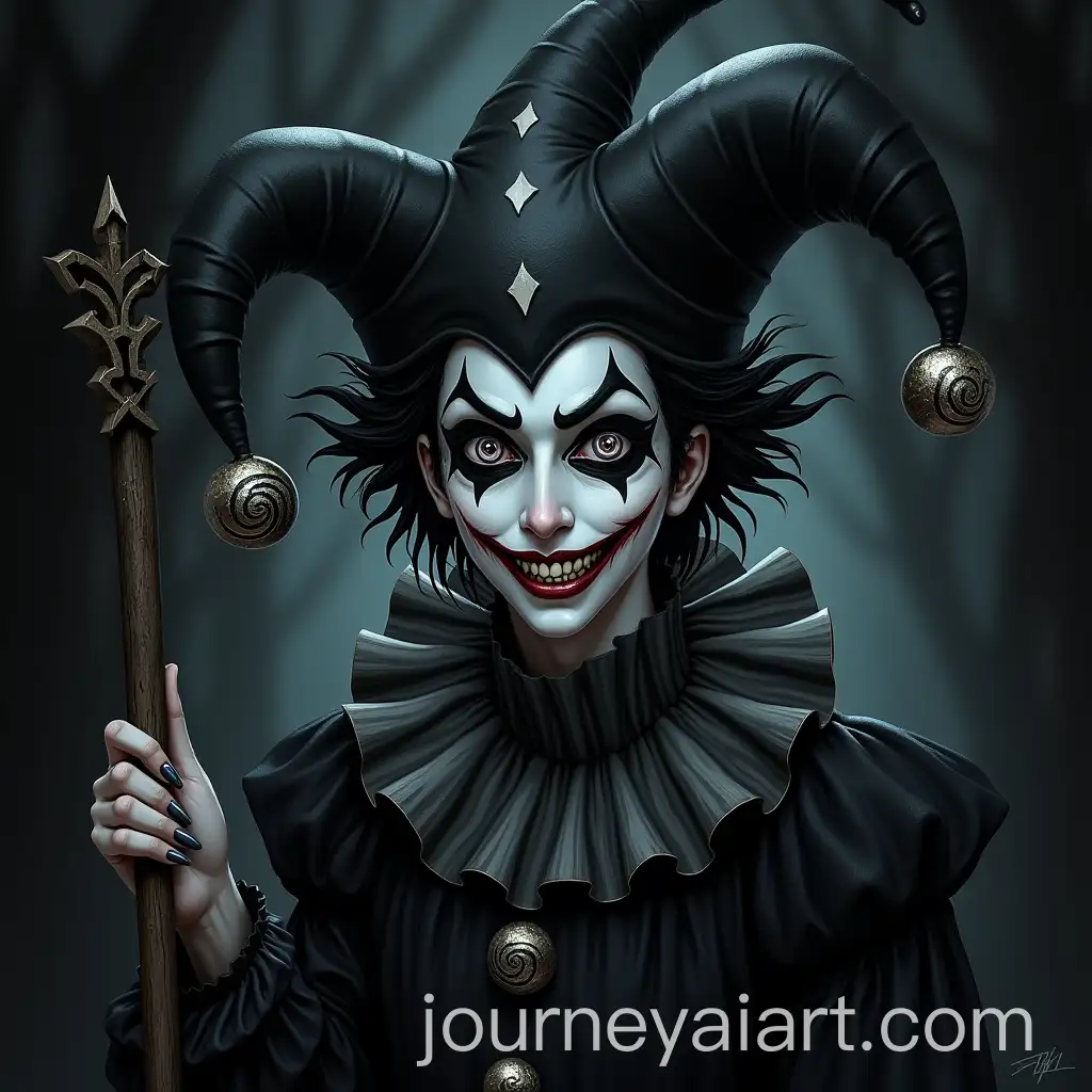 Sinister-Dark-Fantasy-Jester-with-Hypnotic-Spiral-Eyes-in-Gothic-Carnival-Setting