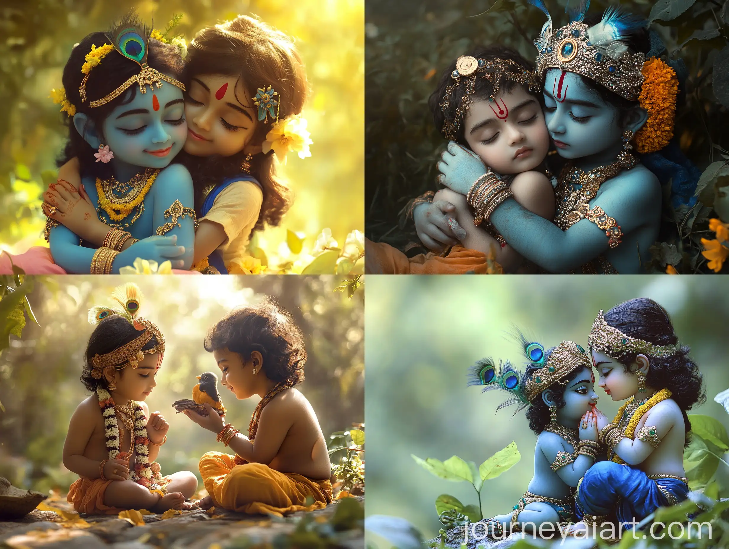 Friendship-Day-Quote-with-Little-Krishna-and-Sudama-Photo