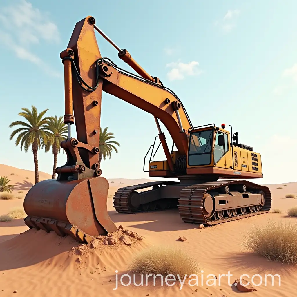 AI-Image-Prompt-ExpansionGiant-Excavator-in-Desert-Landscape-from-Rust-Game