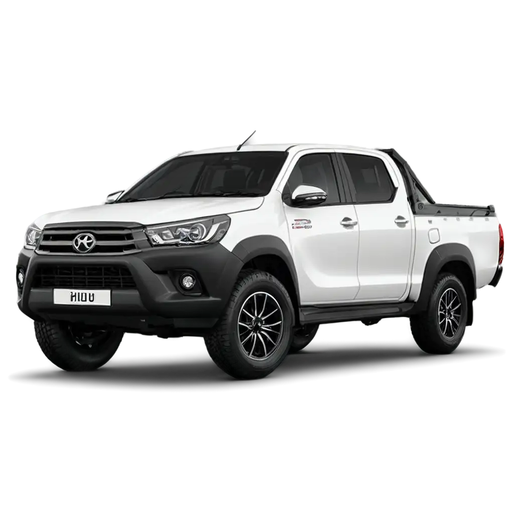 White-Hilux-PNG-Image-for-Versatile-Usage-in-Digital-Projects