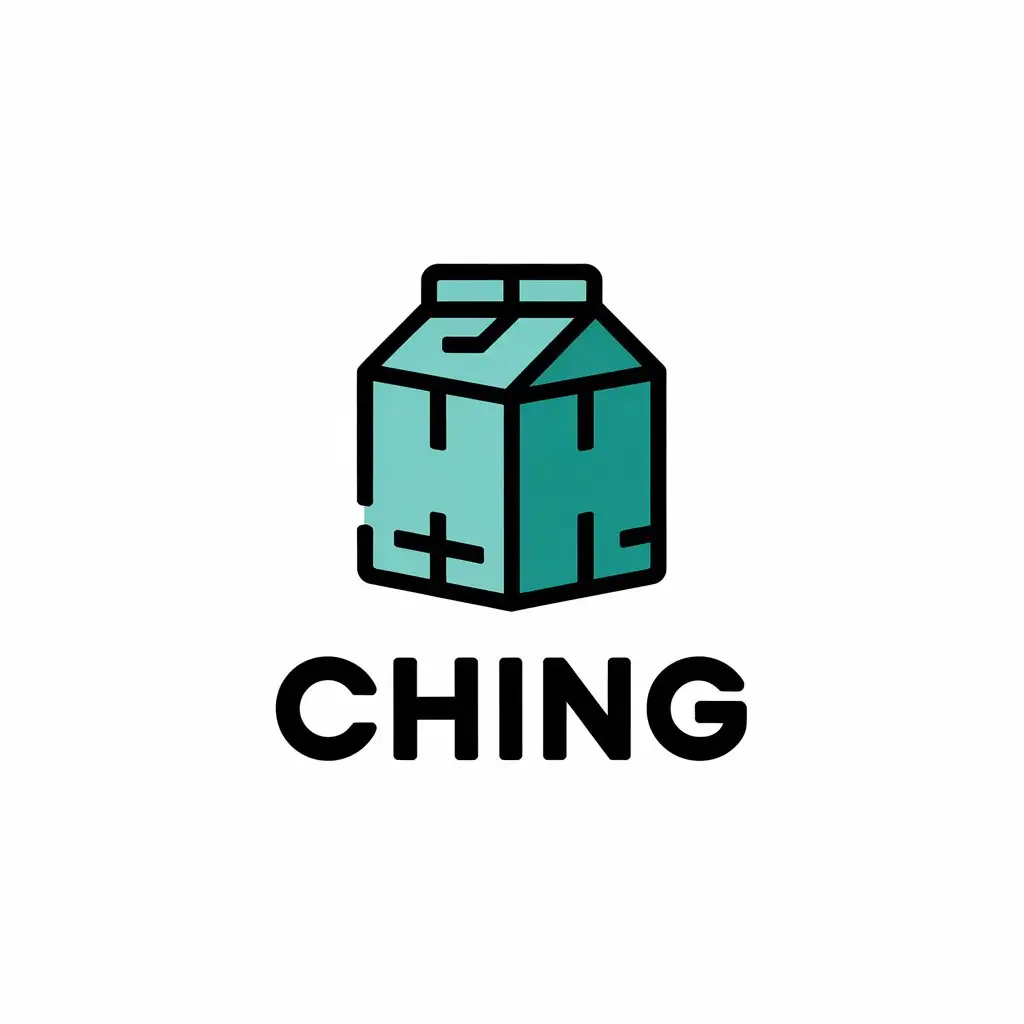 LOGO Design For Ching Carton Box with Clear Background