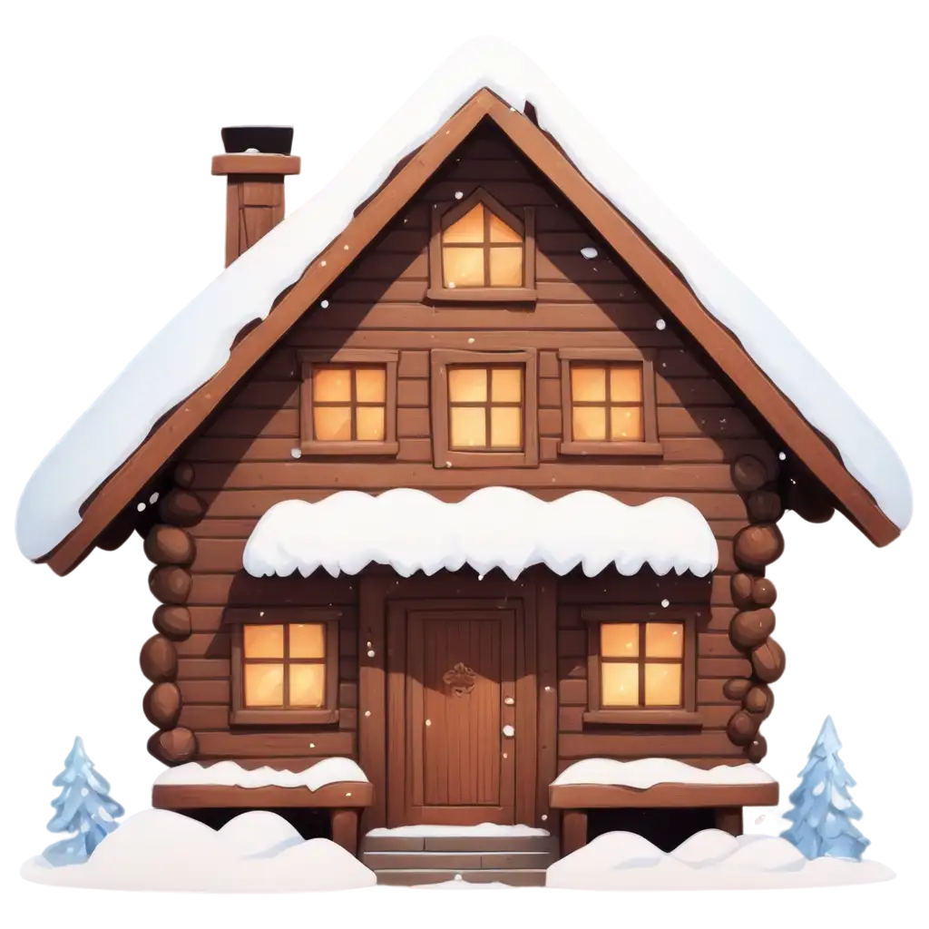 Charming-Wooden-House-Cartoon-PNG-for-Creative-Projects