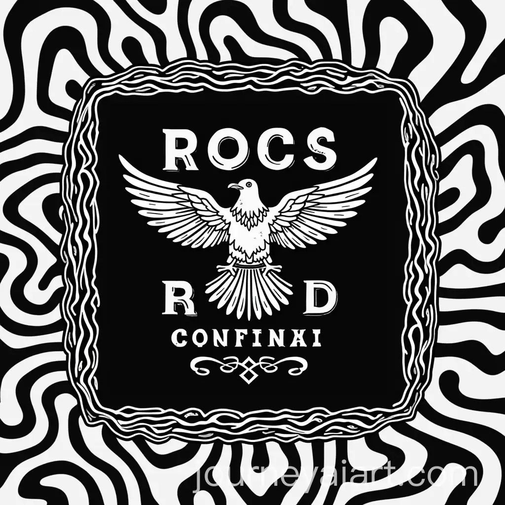 Black-and-White-Typography-Logo-for-Rock-Band-The-Band