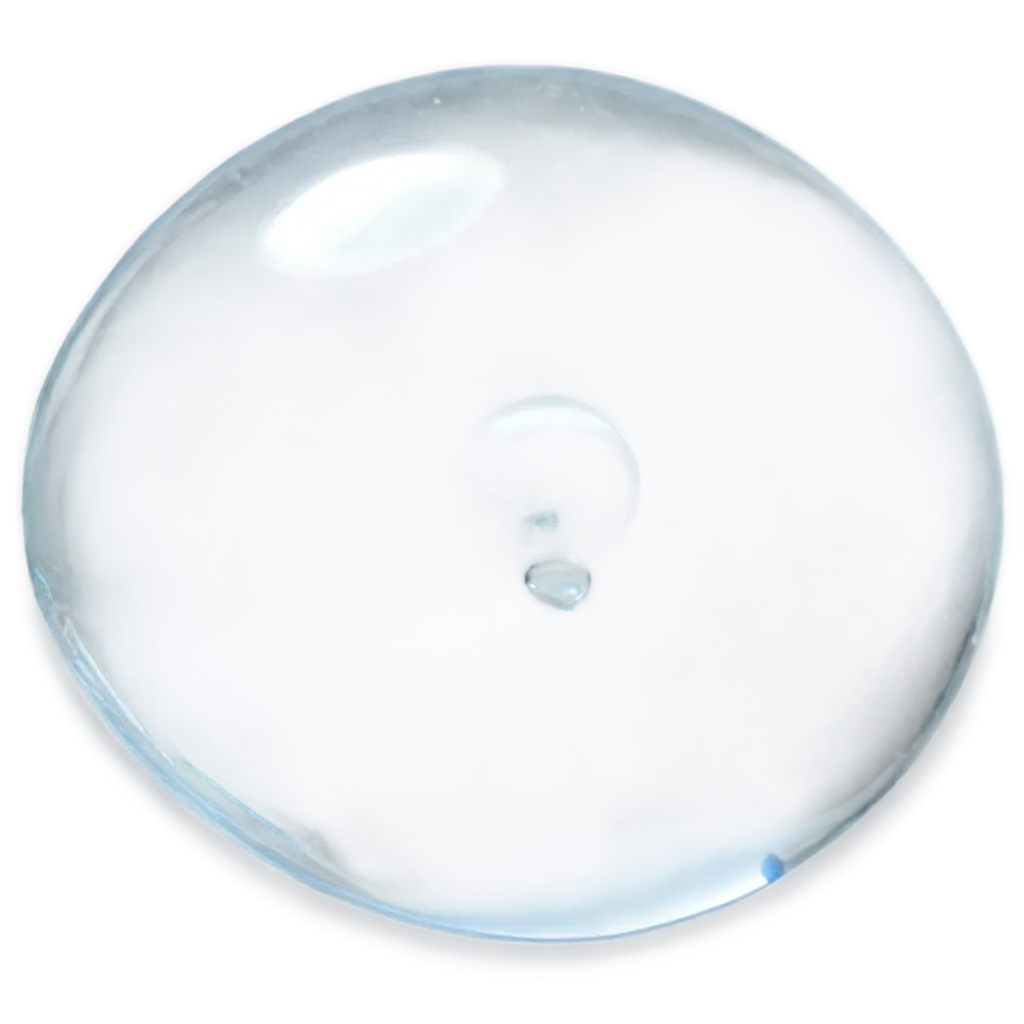 Crystal-Clear-PNG-Image-of-a-Large-Water-Drop-on-a-Plane