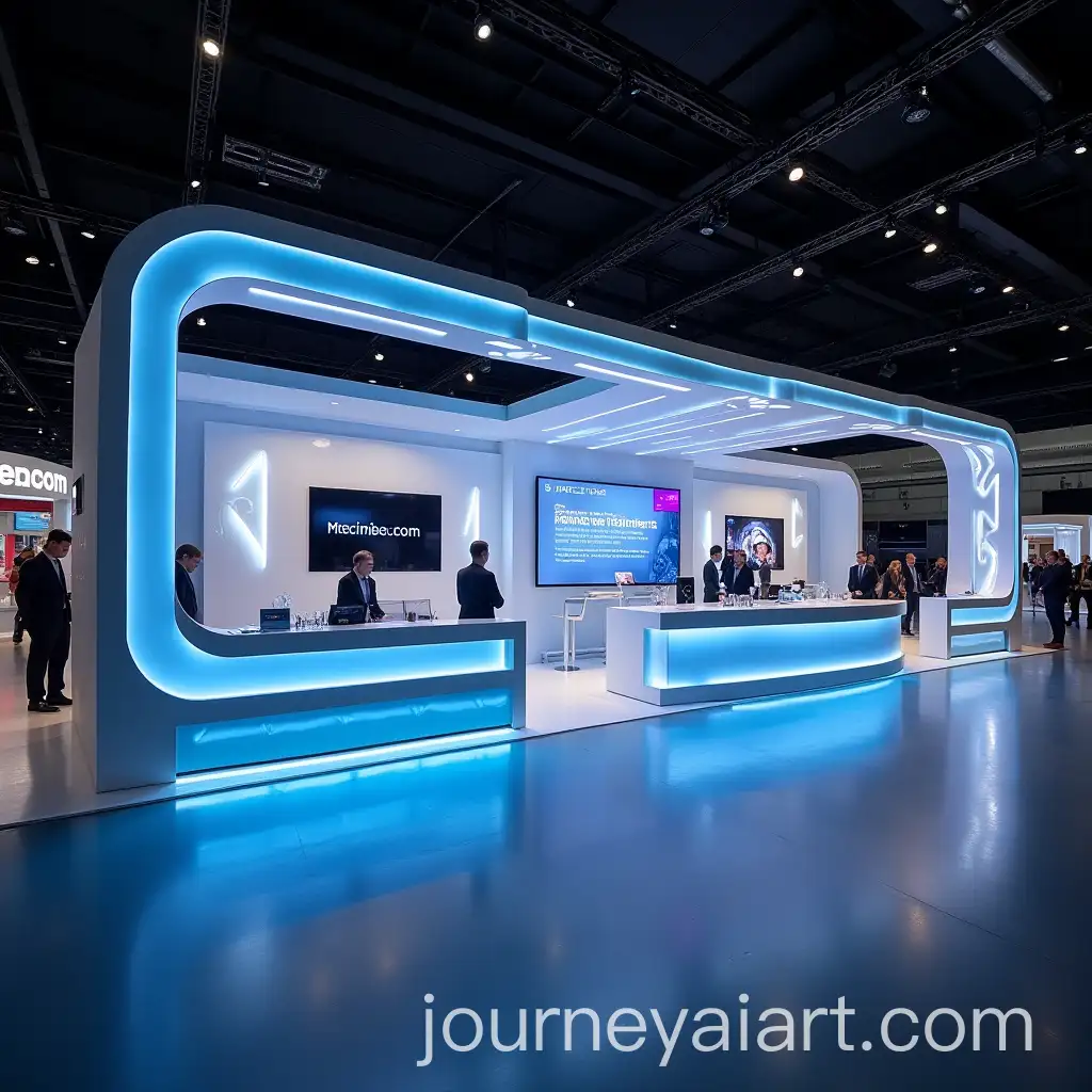 Futuristic-MSTelcom-Booth-at-Technology-Event