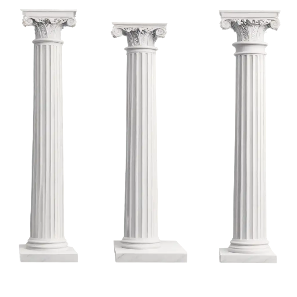 White-Doric-Column-PNG-A-HighDetail-Classical-Architecture-Render-with-Marble-Texture