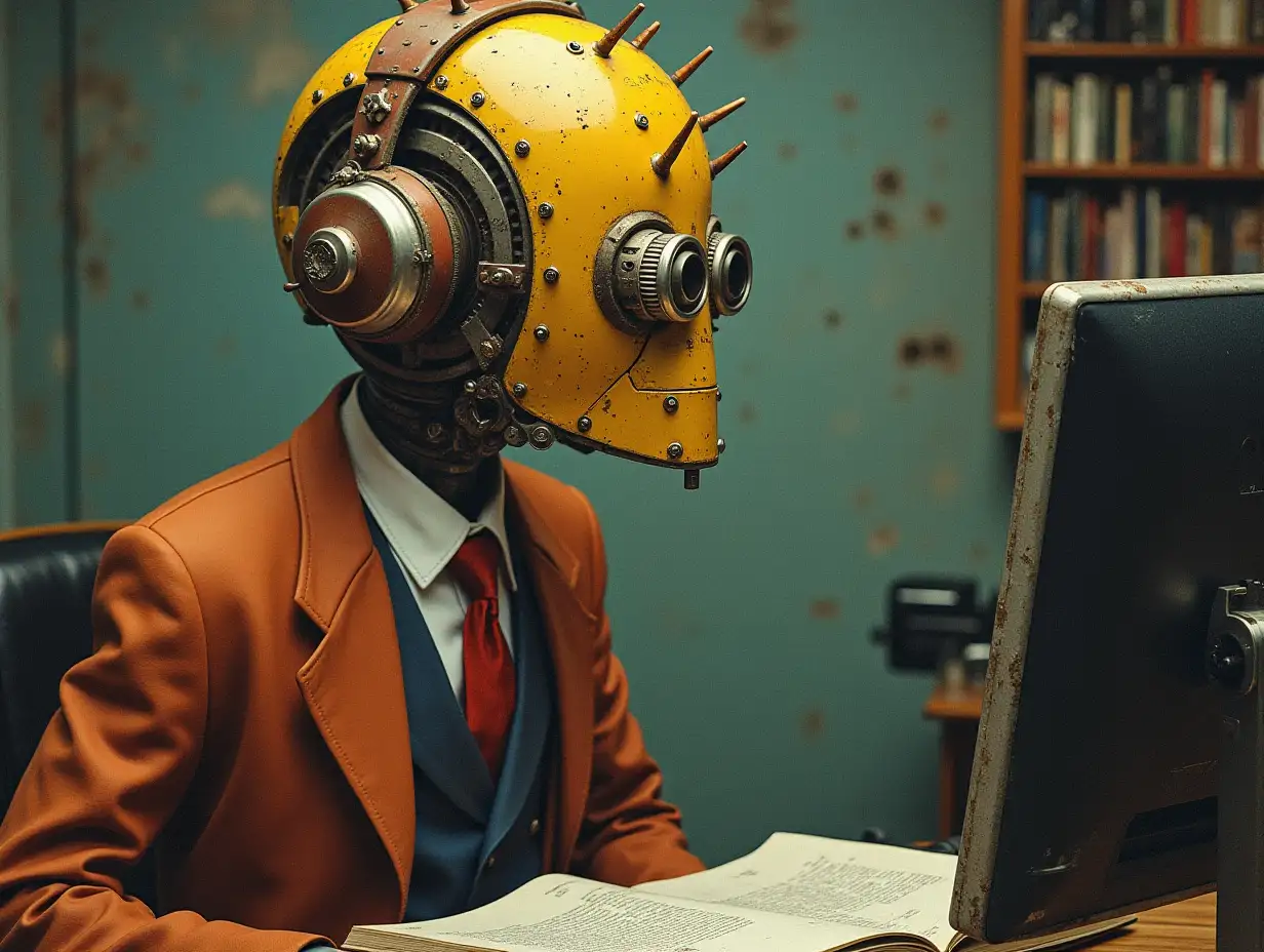 Surrealist questions for the artificial unconscious of Steampunk