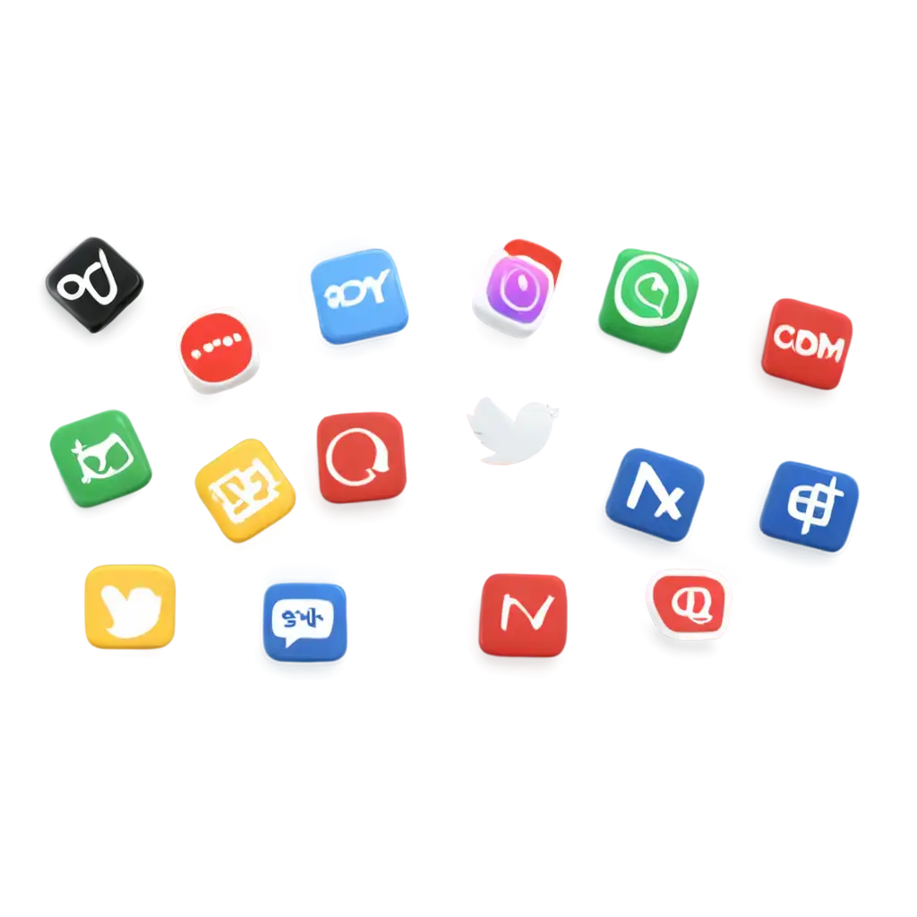 Set-of-3D-Social-Network-Icons-in-PNG-Format-for-Digital-Use