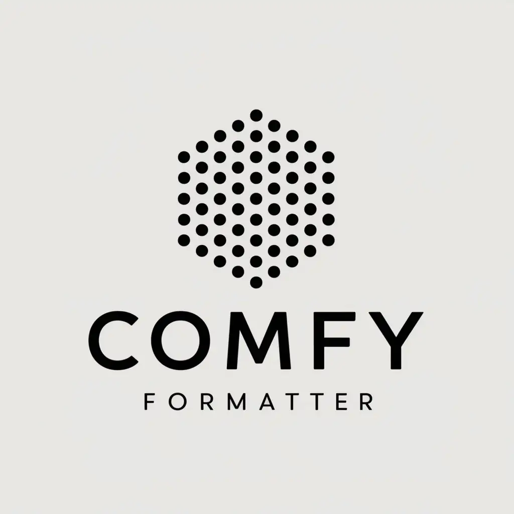 LOGO-Design-For-Comfy-Formatter-Dot-Matrix-Symbol-in-Technology-Industry