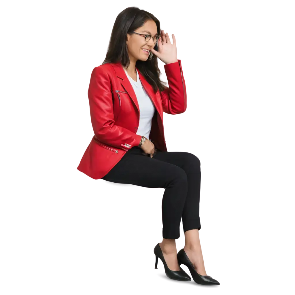 red jacket on a plane