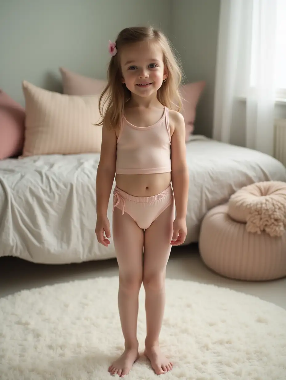 Slender-Girl-in-Pastel-Midriff-Top-and-Drawstring-Tights-in-Playroom